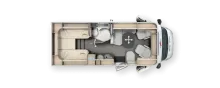 Grundriss Tag Malibu T 430 LE