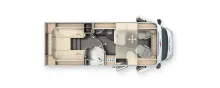 Grundriss Tag Malibu T 460 LE