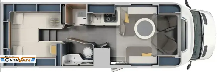 Grundriss Tag Laika Kreos 5009 180PS/Automatik/Multimedia
