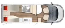 Grundriss Tag Bürstner Lineo T 690 G Listenpreis 90.893€