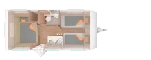 Grundriss Nacht Weinsberg CaraOne 480 EU