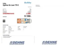 Fahrzeugbild Hobby Optima De Luxe T70 E #3