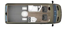 Grundriss Tag Mercedes-Benz Sprinter Taklamakan 4x4 TAKLAMAKAN 4x4