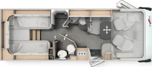 Grundriss Tag Malibu I 470 RB LE K comfort MJ 2027