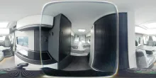 360° Innenansicht Adria Twin Edition 640 SGX Solar|Lithium|Navi|RFK|usw.