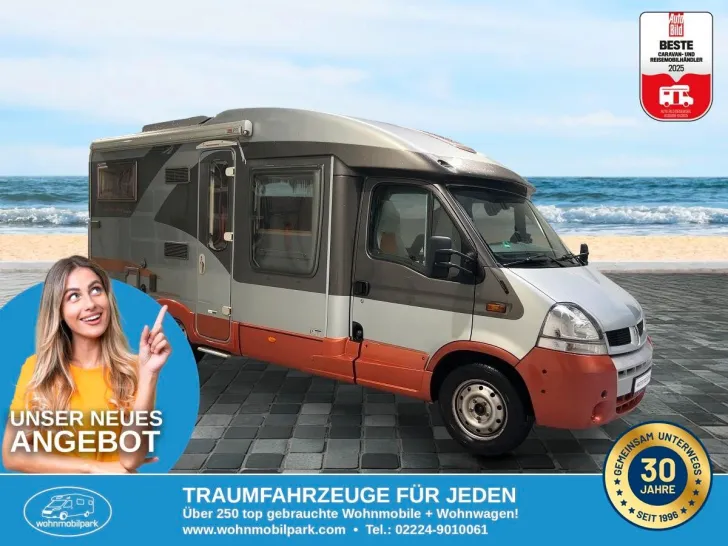 Fahrzeugbild Renault Bürstner MegaVan IT 675/Festbett+Hubbett/Solar #1