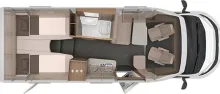 Grundriss Tag Knaus Van TI VANSATION 650 MEG
