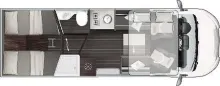 Grundriss Tag Roller Team Zefiro Power Edition 287 Integral *AUTOMATIK*SLR