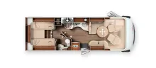 Grundriss Tag Carthago chic s-plus I 55 XL Klima, Hubstützen, AHK, Sat
