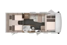 Grundriss Nacht Knaus L!VE I 700 MEG