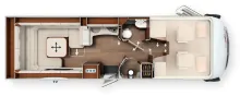 Grundriss Tag Carthago liner-for-two I 53 L Iveco