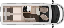 Grundriss Tag Knaus BoxLife PLATINUM SELECTION 600 ME BoxLife