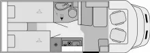 Grundriss Tag Corigon T Slim 70 S /MJ 2027/Automatik/Travel Paket