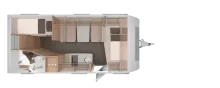 Grundriss Tag Knaus Südwind 500 QDK Black Selection