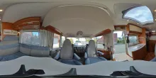 360° Innenansicht Hymer Exsis-i 504 elektr. Fahrradtr. Solar/Wechs