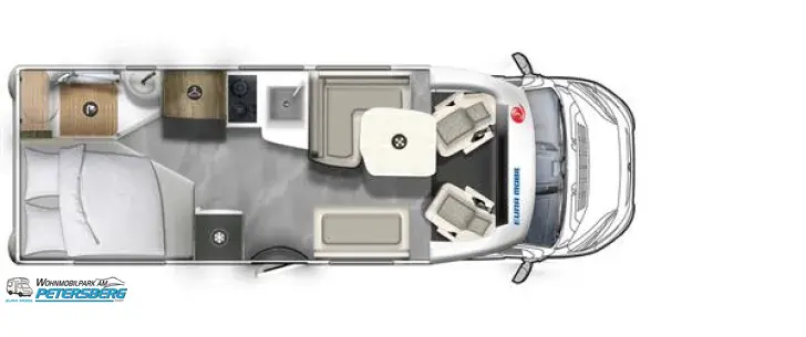 Grundriss Tag Eura Mobil Profila T 675 SB 160 PS * 4,4 t * Automatik