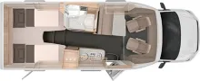 Grundriss Tag Knaus Van TI PLUS 650 MEG