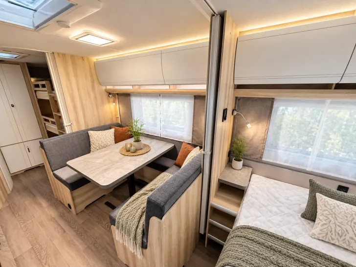 Fahrzeugbild Hobby De Luxe 545 KMF 3-er Etagenbett ausgestellt #17