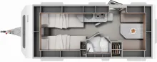 Grundriss Tag Hymer Eriba Eriba Feeling 470 Movingpaket, Autark, Markise