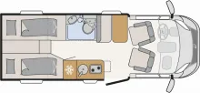Grundriss Tag Dethleffs Globebus Camp Active T 4