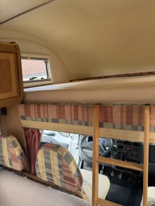 Grundriss Nacht Hymer Camp 524 Sehr gepflegt