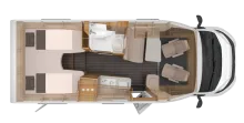 Grundriss Tag Knaus Sky TI 650 MEG IC-Line | Automatik | Aktionspreis!