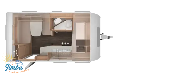 Grundriss Tag Knaus Sport 420 QD