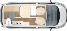 Grundriss Tag Bürstner Copa C 530 Active|Allrad|AHK|Kamera|Markise|APP