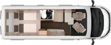 Grundriss Tag Knaus BoxLife PLATINUM SELECTION 630 ME