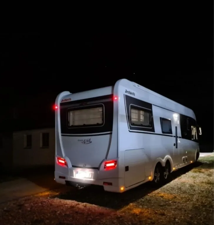 Grundriss Nacht Dethleffs Alpa A 7820-2 gut gepflegt