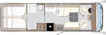 Grundriss Tag Concorde Carver 850 LI / GSR II