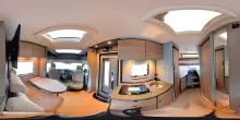 360° Innenansicht Dethleffs Globebus Performance 4x4 T 46 First Edition