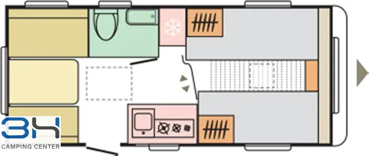 Grundriss Tag Adria Aviva 492 LU