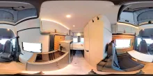 360° Innenansicht Hymer Grand Canyon S CrossOver 600 Aufstelldach, AHK