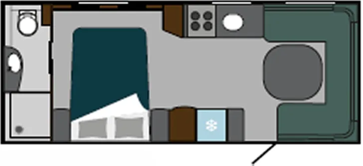 Grundriss Tag Polar Blueline 620 BQD