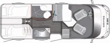 Grundriss Tag LMC Cruiser V 646 G *SAT*NAVI*sofort