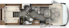 Grundriss Tag Carthago chic c-line I 4.9 LE L Mercedes