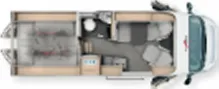 Grundriss Tag Malibu Relax 640 LE XR Next Evolution (607)