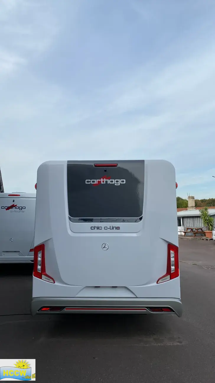 Frontal Hinten Carthago chic c-line I 4.9 LE L Mercedes Super Paket + 32" TV