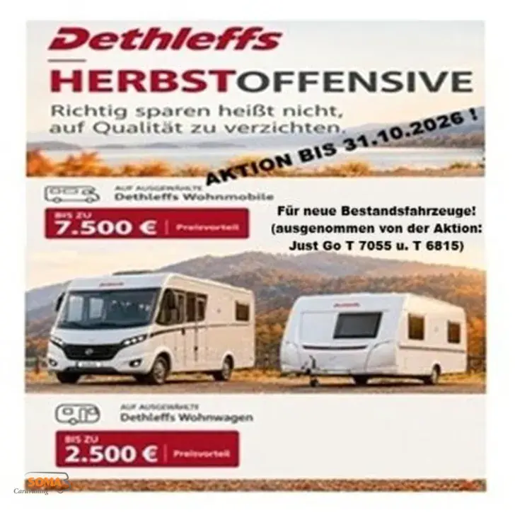 Fahrzeugbild Alpa I 6820-2 INKL. DETHLEFFS-HERBSTOFFENSIVE ! #1