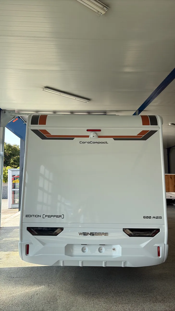 Frontal Hinten Weinsberg CaraCompact EDITION PEPPER 600 MEG Sofort verfügbar