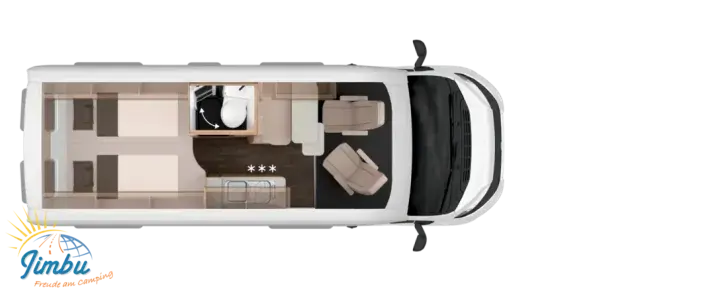 Grundriss Tag Knaus BoxLife 600 ME Platinum Selection