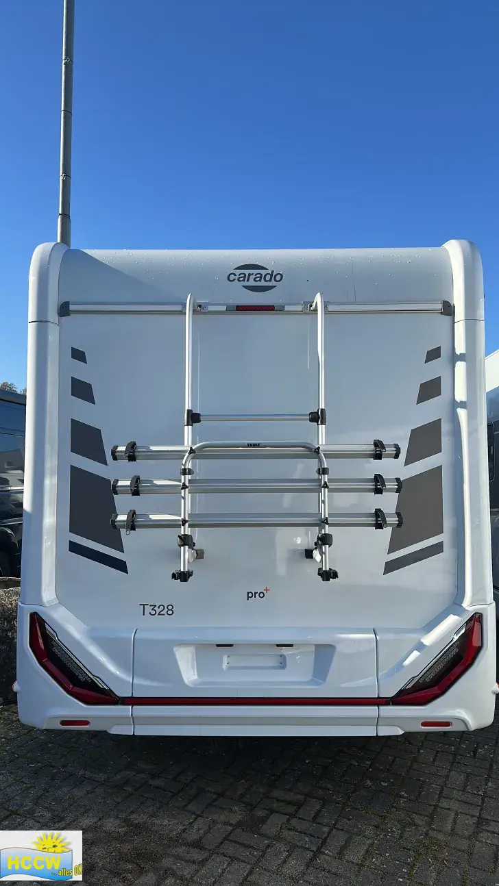 Frontal Hinten Carado T 328 pro+ SAT &TV / Multimediasystem