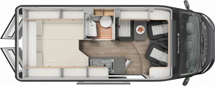 Grundriss Tag Sunlight Cliff X 602 Fiat