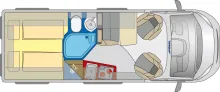 Grundriss Tag Pössl Roadcruiser Revolution Citroen 163 PS
