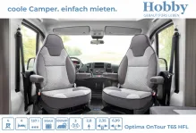 Fahrzeugbild Hobby Optima ONTOUR T65 HFL Hubbett / SOLAR / MARKISE #5