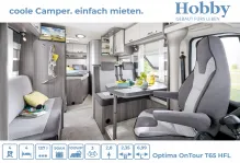 Fahrzeugbild Hobby Optima ONTOUR T65 HFL Hubbett / SOLAR / MARKISE #7
