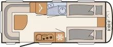 Grundriss Tag Dethleffs Aero 510 ER / AUTARK / DUSCHPAKET / DUOCONTROL