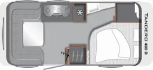 Grundriss Tag LMC Tandero 480 D /Franz.Bett/Rundsitzgruppe