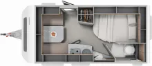 Grundriss Tag Hymer Eriba Eriba Novaline 465 Moving-, Wohnkomfortpaket